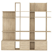 Стелаж Дублін 240 2D2S Дуб кремона котта Гербор (Gerbor) Україна